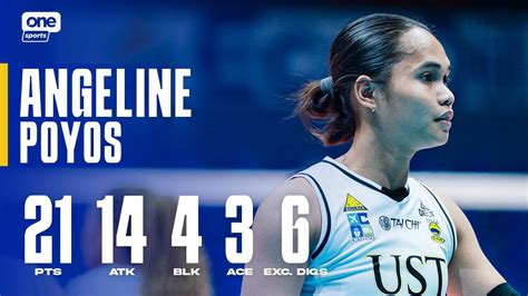 angeline poyos gender|UAAP Player of the Game Highlights: Angeline Poyos sizzles as .